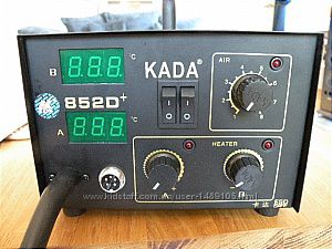 Фото 2. Паяльная станция Aida (Kada) 852D+ фен + паяльник