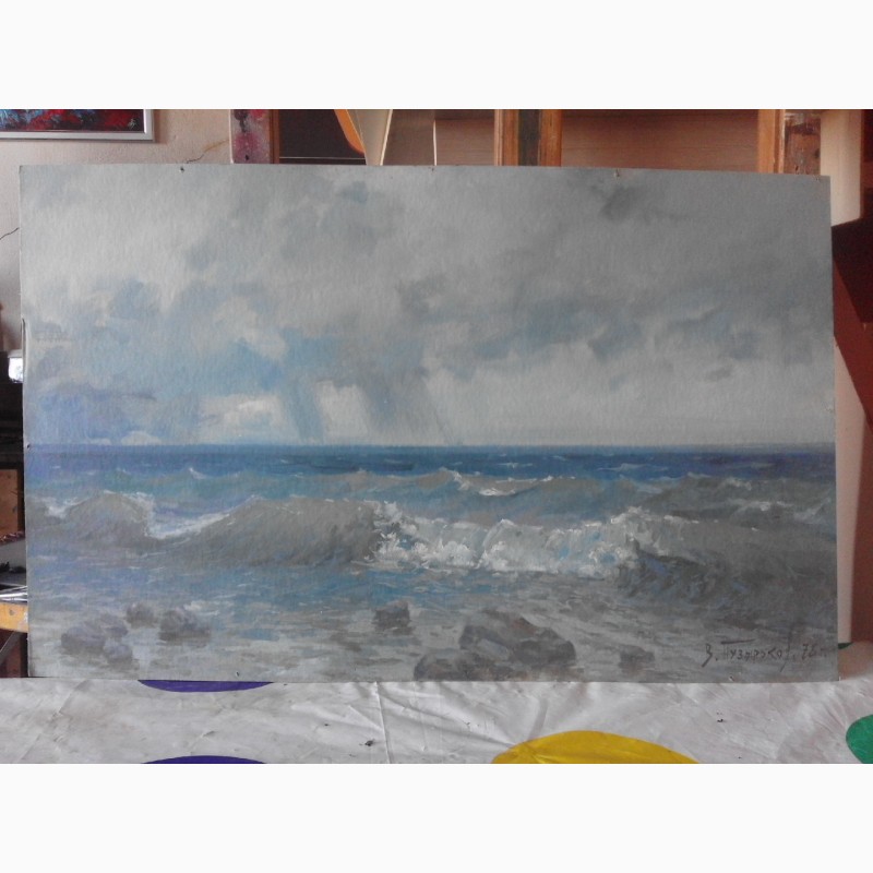 Продам советскую живопись, пейзаж Море Виктора Пузырькова