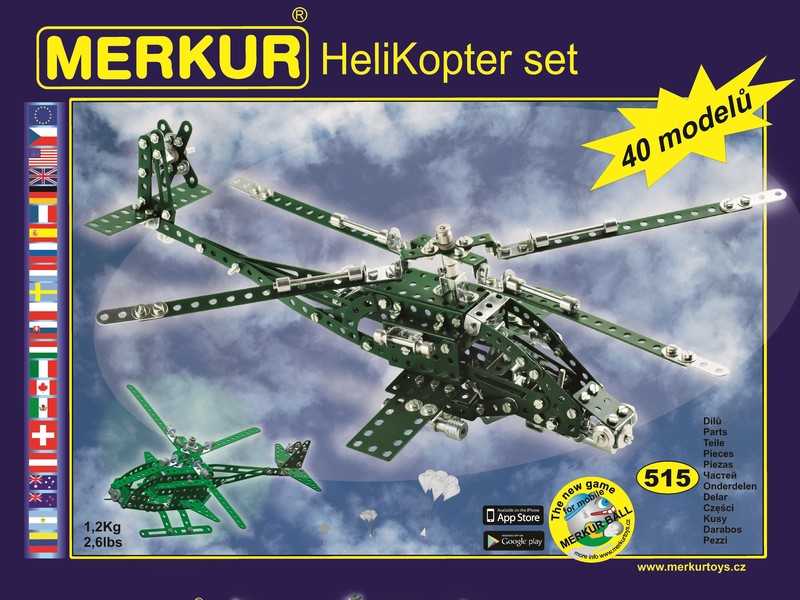 Фото 2. Конструктор металлический Helicopter Set (Чехия)