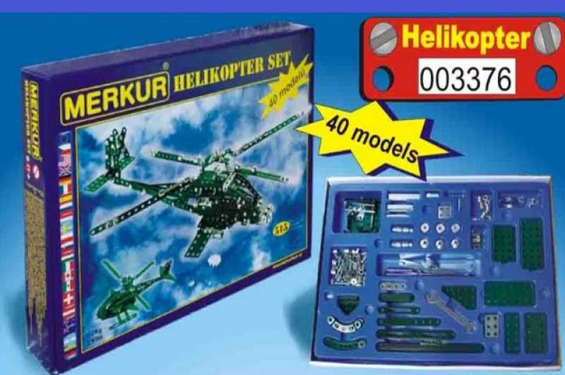 Фото 3. Конструктор металлический Helicopter Set (Чехия)