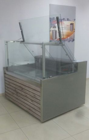 Новая витрина холодильная универсальная Cube-P длинной 1.3 метра -5+5 С