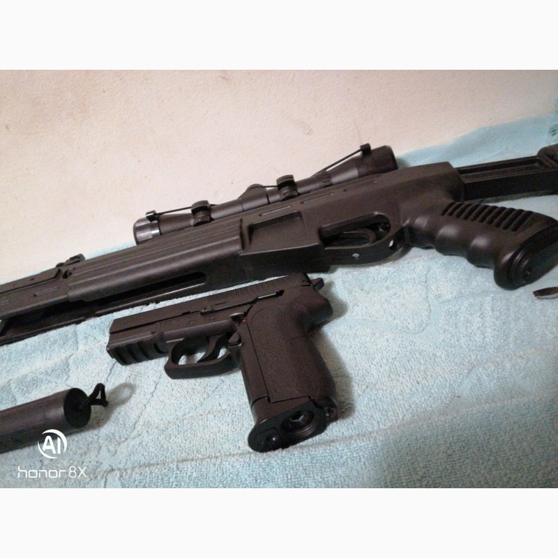 Фото 4. Продам винтовку HATSAN Airtact с оптическим прицелом и Пневмат Kwc Sig sauer metal новое