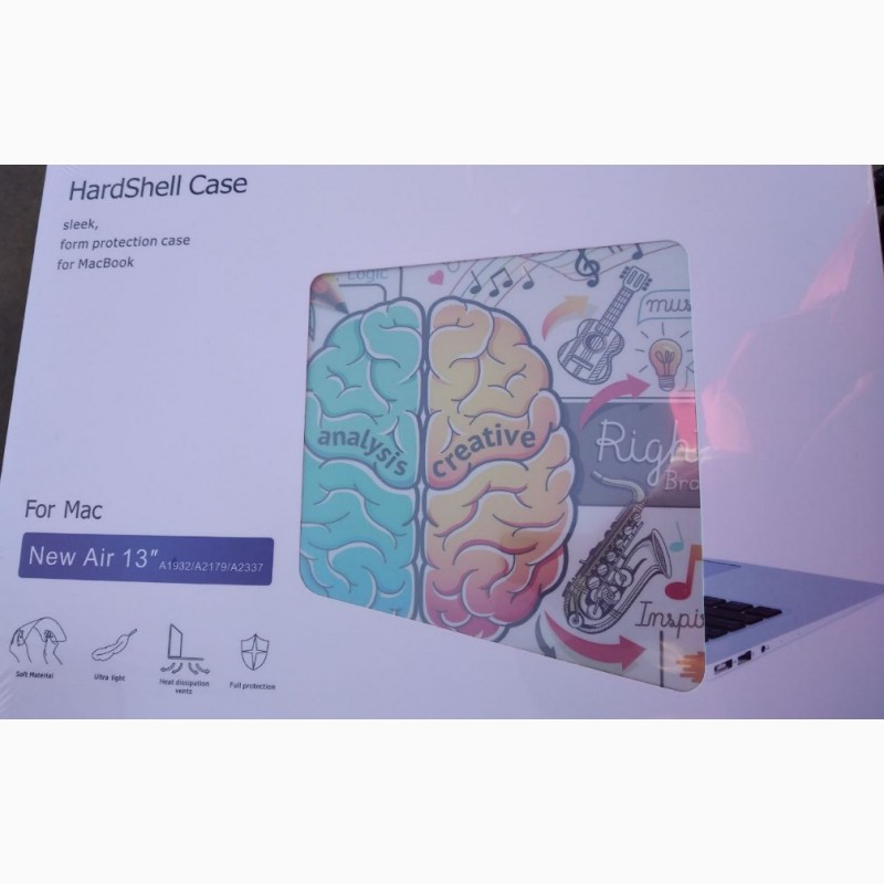 Фото 2. Чехол накладка пластиковый Мозги Brain Чехол picture Brain мозги MacBook New Pro 13 2020