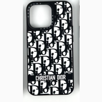 Чохол чорний CHRISTIAN DIOR для iPhone 14 Pro Max Чехол Кристиан Диор Чехол брендовый