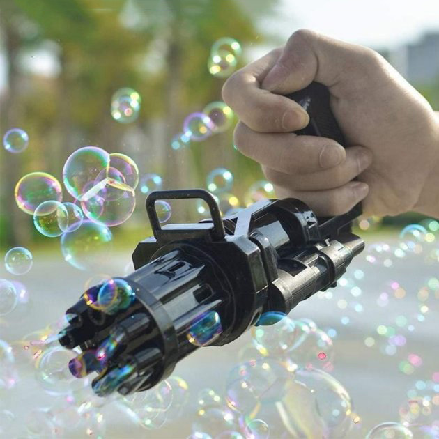 Фото 3. Кулемет дитячий з мильними бульбашками Gatling Мініган WJ 950