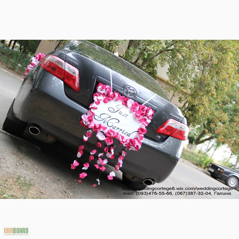 Фото 6. Аренда свадебных украшений на авто в Одессе и Южном
