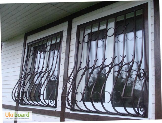 Фото 2. Решетки на окна металличекие оконные решетки киев