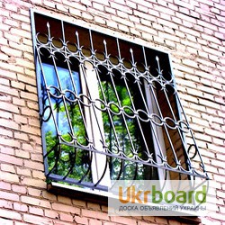 Фото 4. Решетки на окна металличекие оконные решетки киев