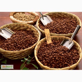 Натуральный кофе, в зернах и молотый, свежей обжарки