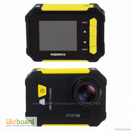 Фото 2. Экшн-камера Remax SD01 с экраном Подбор аксессуаров, чехлы