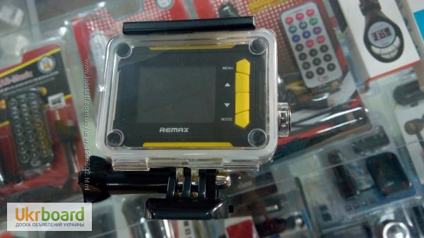 Фото 8. Экшн-камера Remax SD01 с экраном Подбор аксессуаров, чехлы