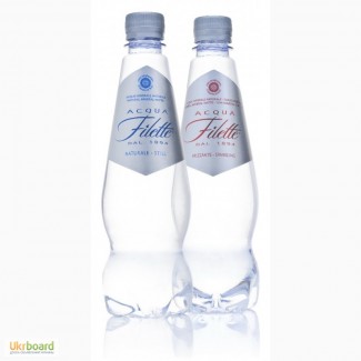 Мінеральна вода Acqua Filette(Італія) 0.5 л, PET- пляшка(газована, негазована)