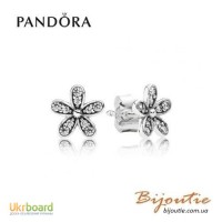 Серьги PANDORA очаровательные маргаритки ― 290570CZ