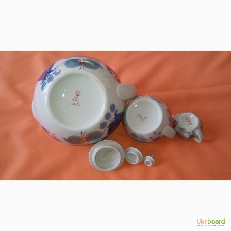 Фото 5. Продам набор из трех чайников со знаком качества СССР Городницкий ФЗ