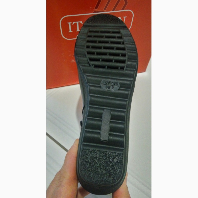 Фото 7. 250 мм Italian Shoemakers женские кожаные ботинки узкая стопа подъем