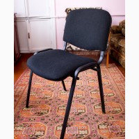 Продам стул офисный металлический, черный ISO (ИЗО) б/у