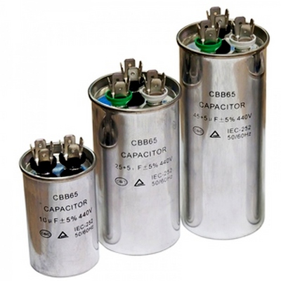 Фото 3. Пусковые и рабочие конденсаторы для электродвигателей CD60 CBB60 CBB61 CBB65