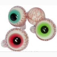 Конфеты Глаза троллей Жевательные конфеты Тролли Глаза Trolli Glotzer 60шт Жилейки Желейна