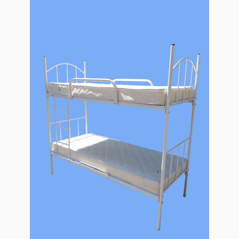 Фото 8. Кровати металлические двухъярусные для общежитий и хостелов