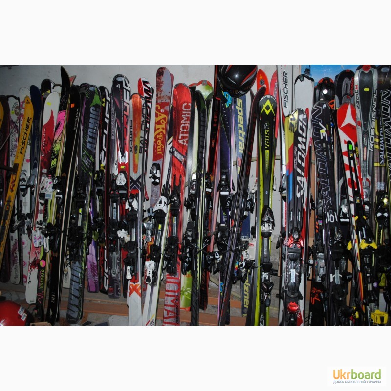 Фото 3. Горные лыжи, беговые, сноуборды бу. недорого в