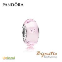 Оригинал PANDORA шарм розовое мурано 791632PCZ