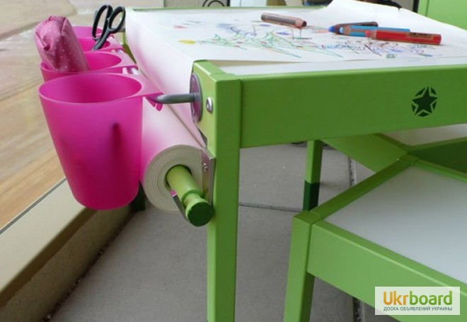 Фото 6. Прекрасный комплект детской мебели стол и 2 стула от икеа
