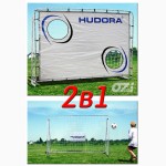 Большые футбольные ворота с экраном 25мм 213х152см. фирмы HUDORA