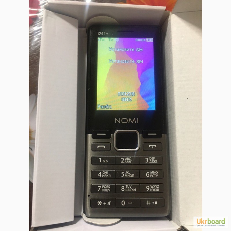 Мобильный телефон Nomi i241+ Dark Gray