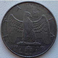 Италия 1 лира 1942 ф5
