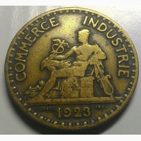 Франция 2 франка 1923 год
