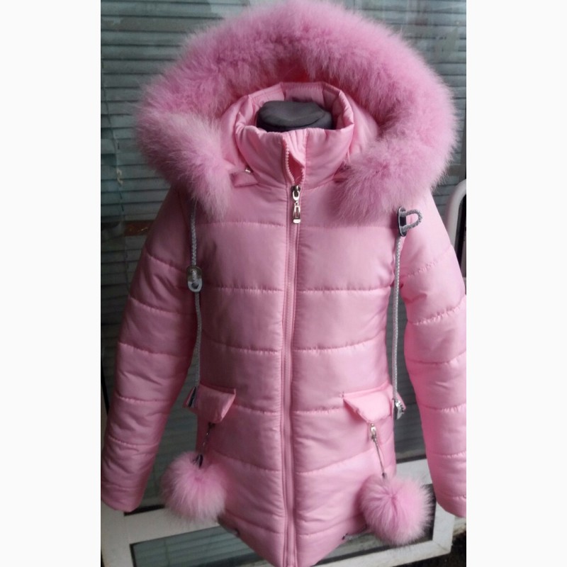 Фото 2. Тёплые модные зимние куртки -парки для девочек 7-11 лет в трёх цветах