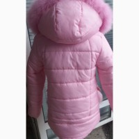 Тёплые модные зимние куртки -парки для девочек 7-11 лет в трёх цветах
