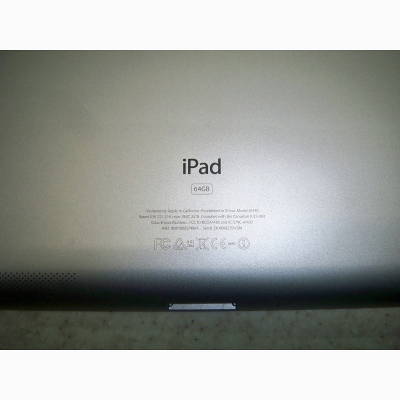 Фото 5. Продам оригинальный Apple iPad 3 Wi-Fi 64GB (A1430), IPS-матрица