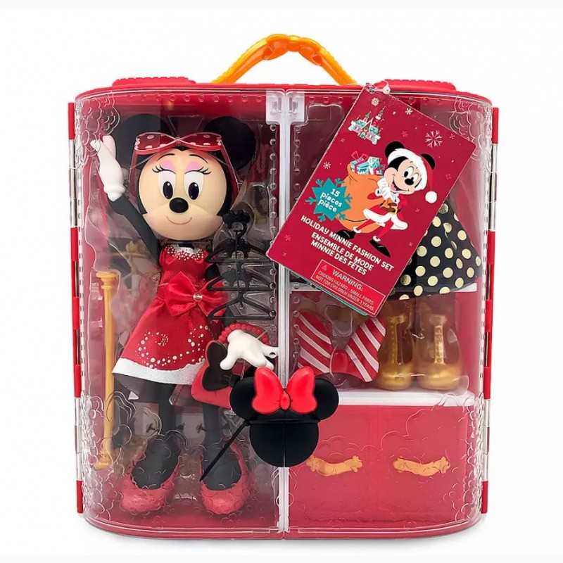 Фото 5. Кукла Минни Маус с аксессуарами Minnie Mouse Doll Holiday Fashion