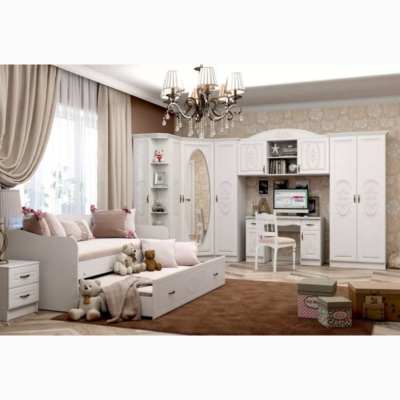 Фото 3. Біла класична спальня Василіса від виробника
