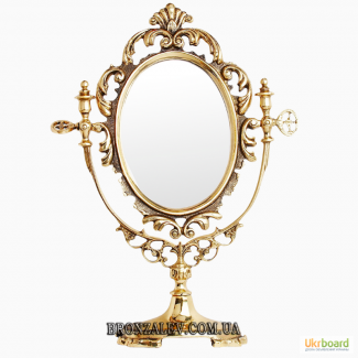 Зеркало настольное Барокко (бронза)