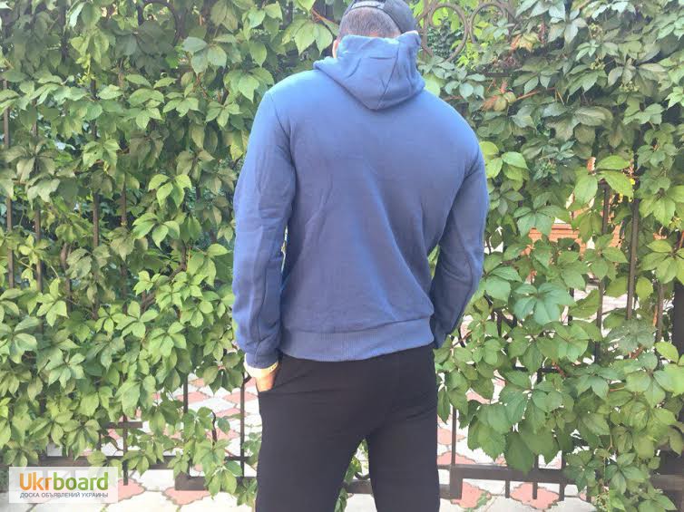 Фото 3. Батник мужской, свитер с капюшоном (кенгурушка) Adidas Original