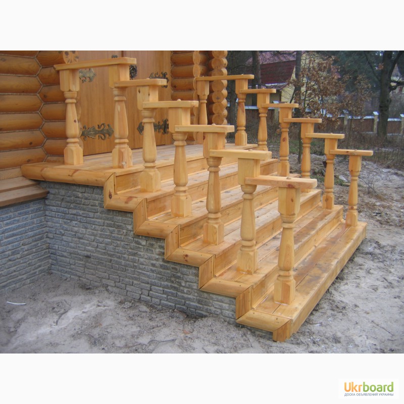 Фото 10. Лестницы деревянные для дома, дачи