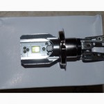 Led лампа для мотоцикла скутера цоколь H4, High 12W Low 12W, ближний дальний свет