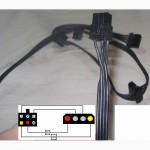 Модульный кабель MOLEX PATA IDE (4 штекера) для блока питания