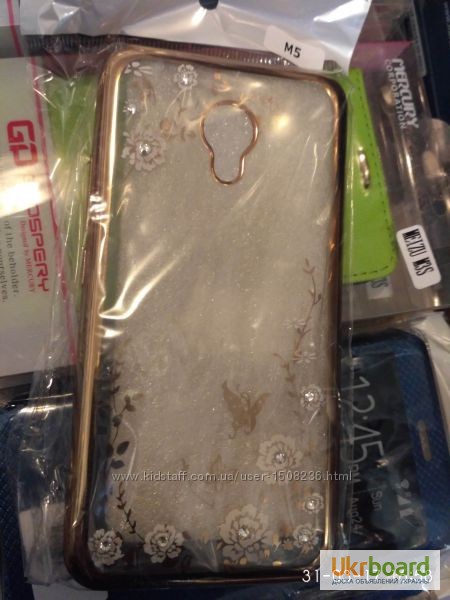 Фото 8. Чехол Meizu M5/M5s, защитное стекло полное покрытие