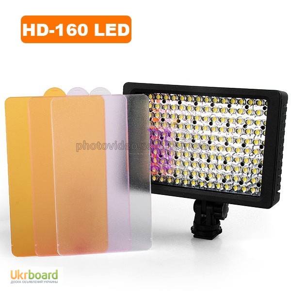 Фото 5. Светодиодный накамерный свет HD-160 LED