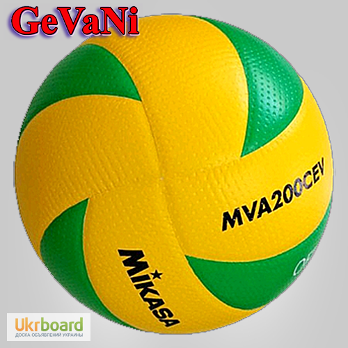 Фото 2. Мяч волейбольный Mikasa MVA200CEV реплика