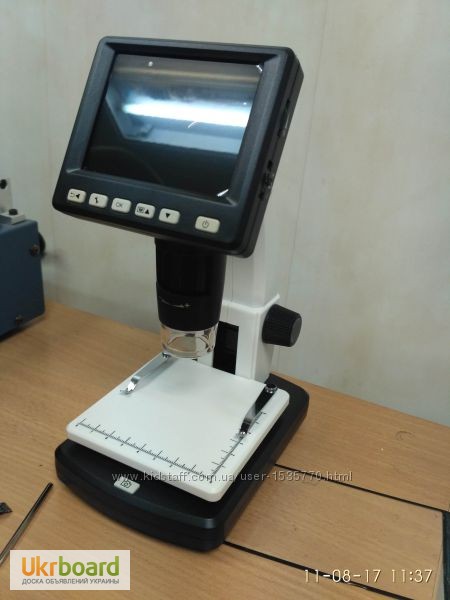 Фото 12. ЖК-дисплей цифровой микроскоп настольный USB HD электронный микроскоп с экрана 3.5-дюймов
