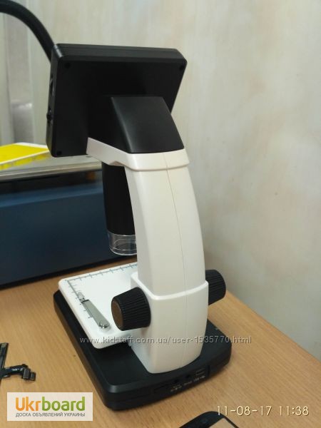 Фото 17. ЖК-дисплей цифровой микроскоп настольный USB HD электронный микроскоп с экрана 3.5-дюймов