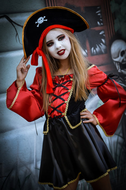 Фото 2. Карнавальные костюмы Пиратка девочка, возраст 6-10 лет-S921