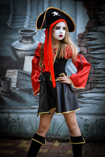 Фото 4. Карнавальные костюмы Пиратка девочка, возраст 6-10 лет-S921