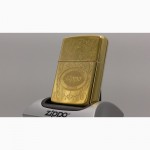 ZIPPO позолоченная 24 каратным золотом
