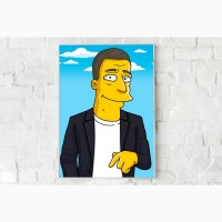 Нарисую персонажа в стиле мультика The Simpsons в векторе