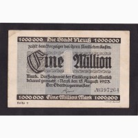 1 000 000 марок 1923г. 397264. Германия
